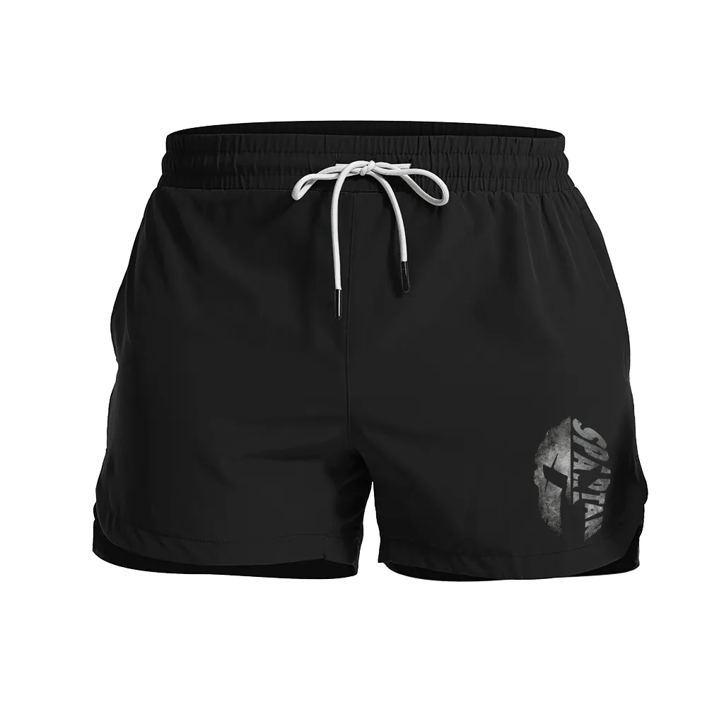 Spartan Helmet Graphic Shorts