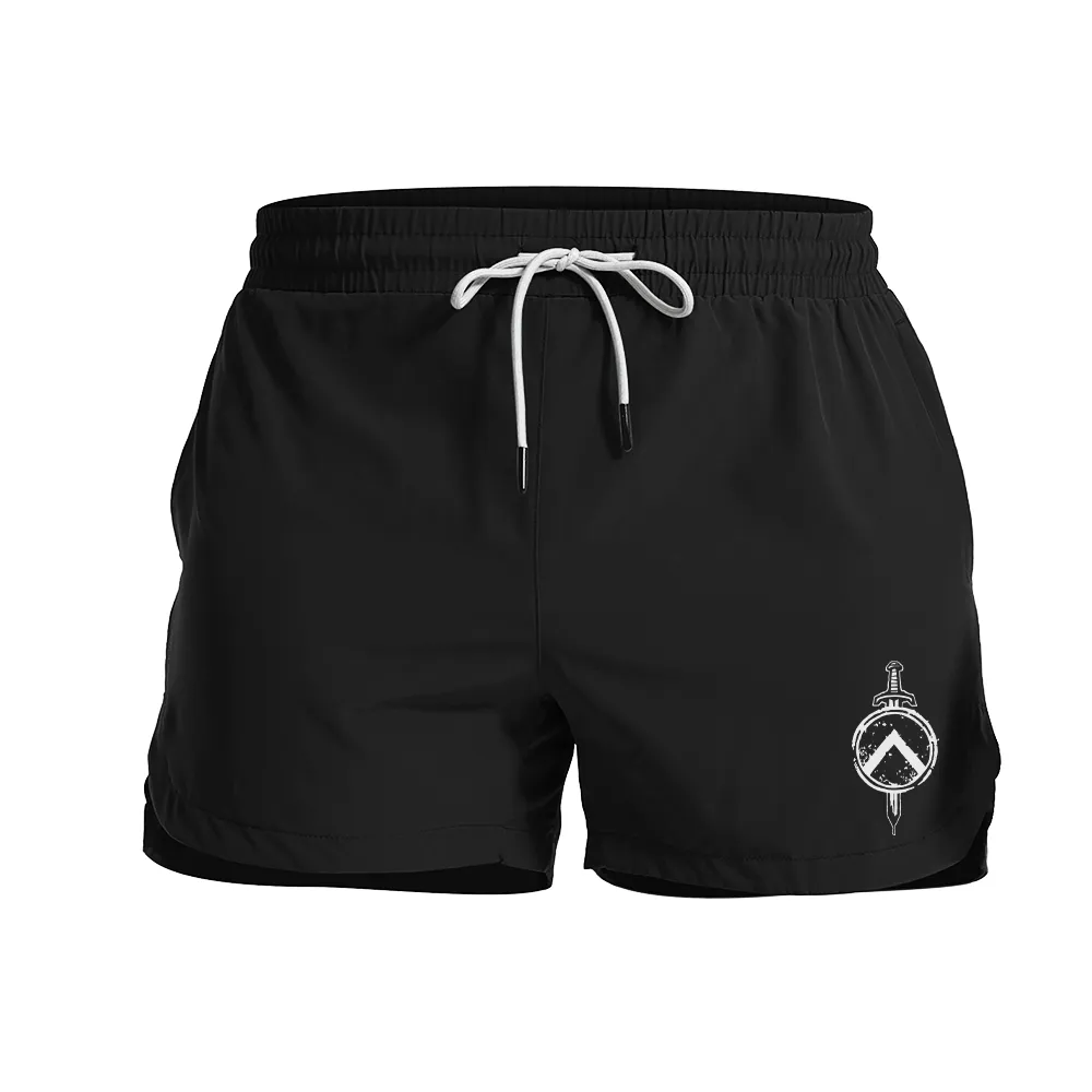 Spartan Sword Graphic Shorts