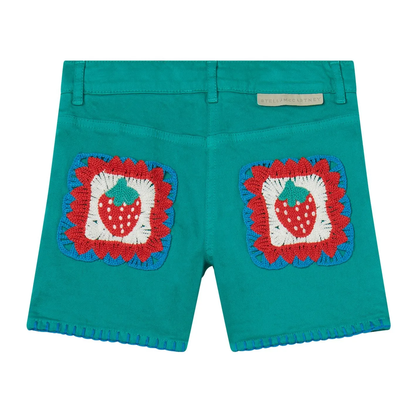 Stella McCartney Kids Embroidered Strawberry Shorts