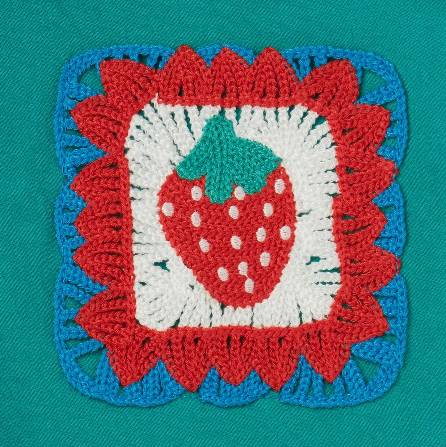 Stella McCartney Kids Embroidered Strawberry Shorts