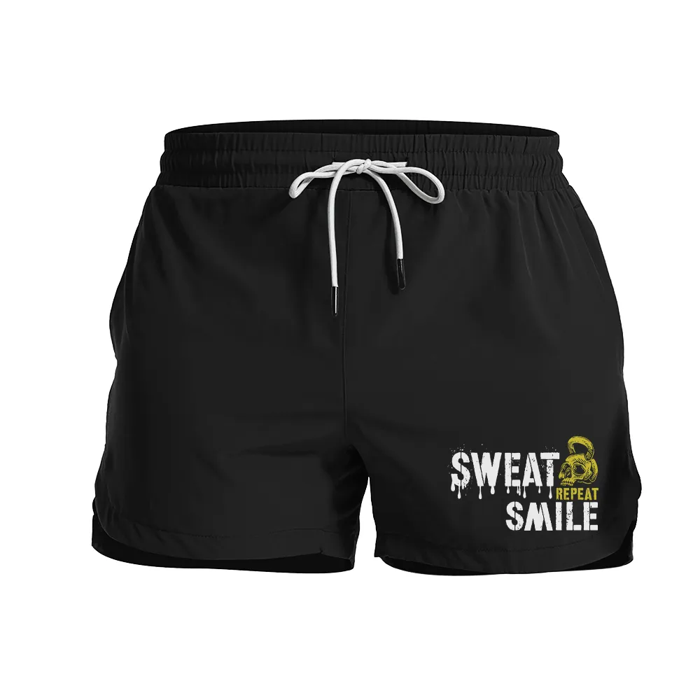 Sweat Smile Graphic Shorts