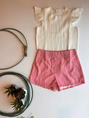 The Basically Bubblegum Pink Pattern Shorts