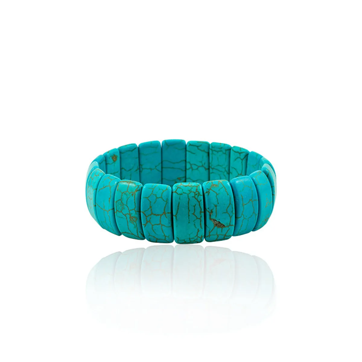 Turquoise Beaded Stretch Bracelet