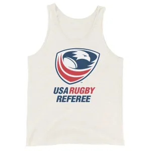 USA Rugby Referees Unisex Bingtang Singlet Oatmeal