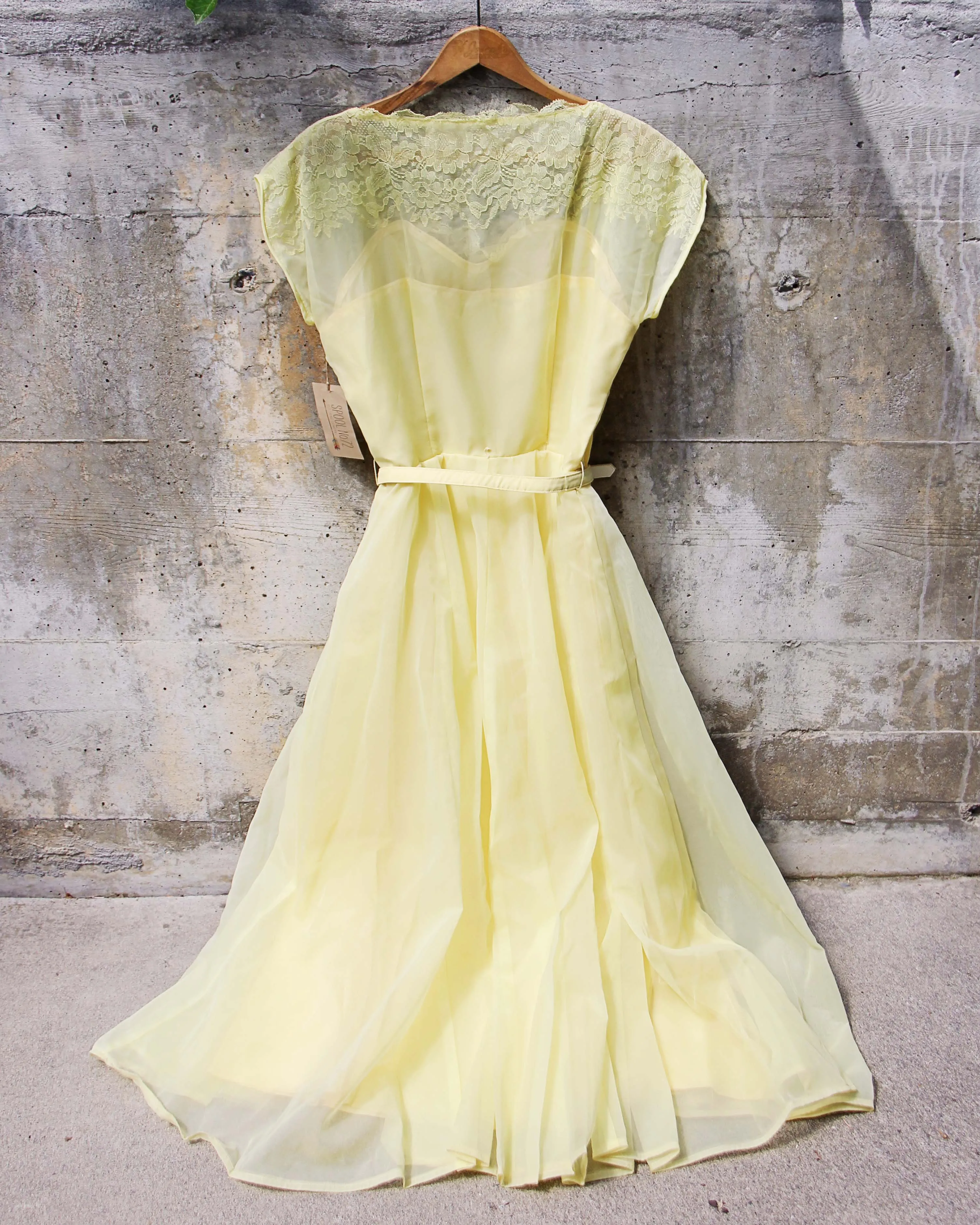 Vintage 50's Lemon Dress