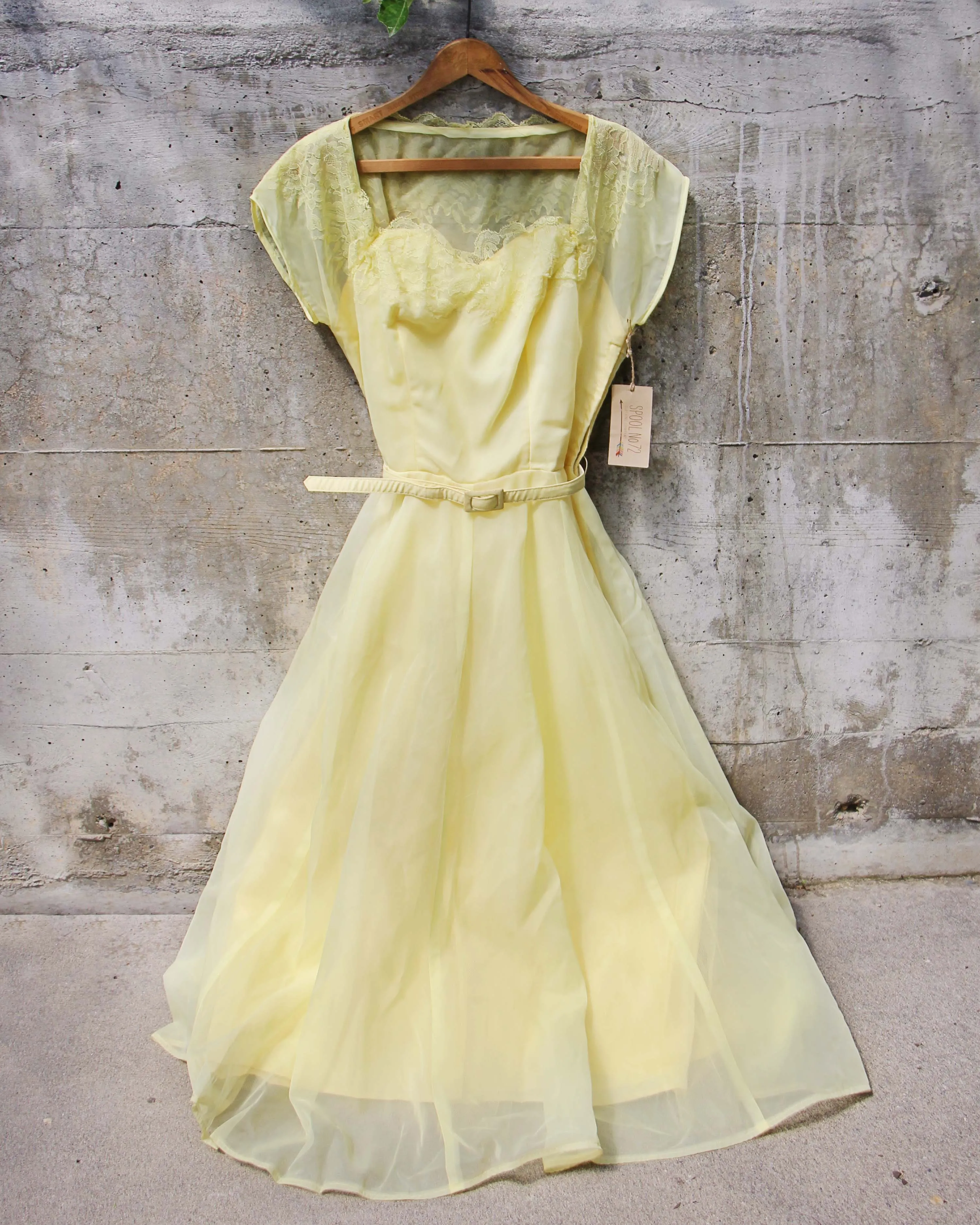 Vintage 50's Lemon Dress
