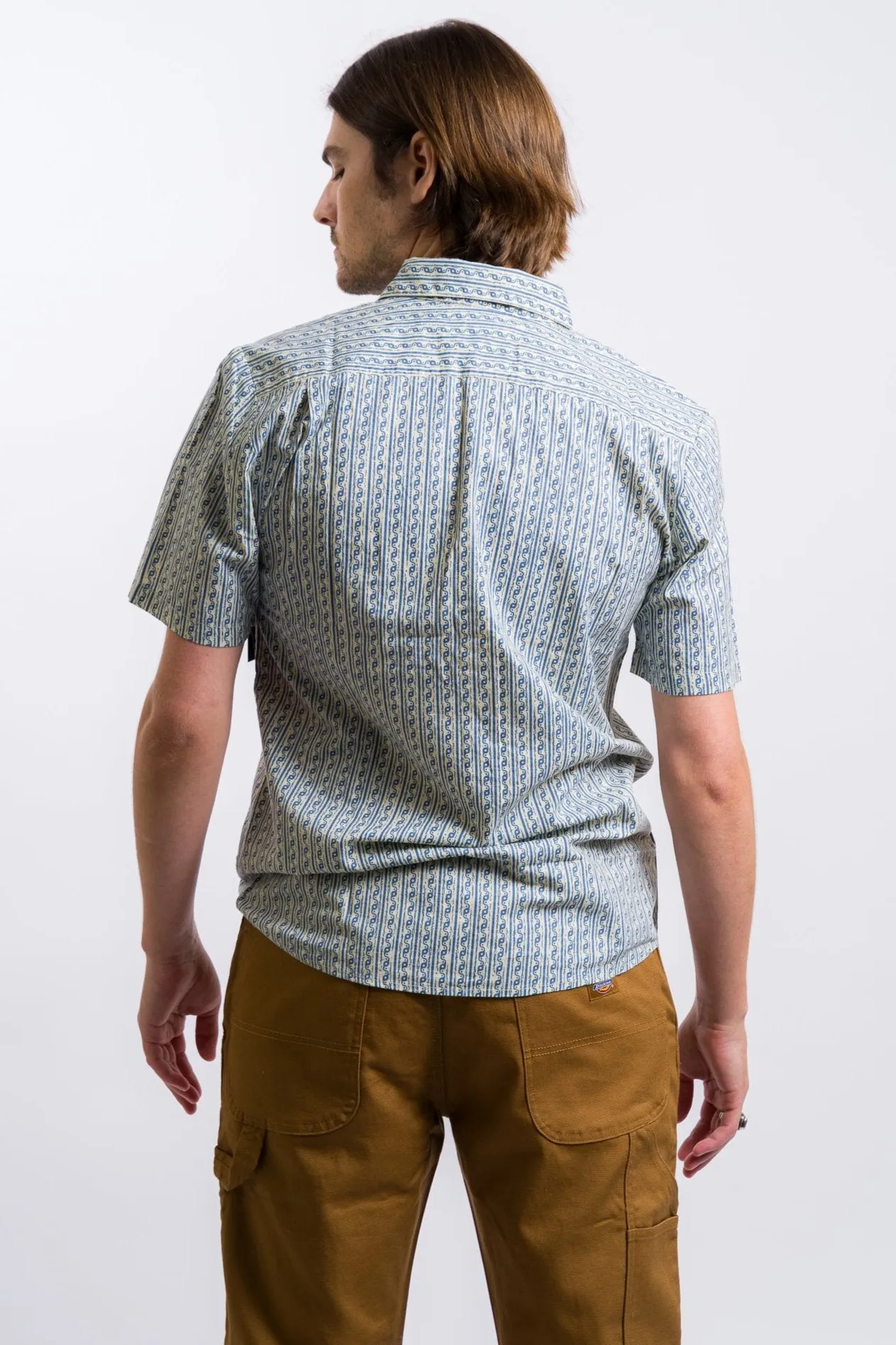 Volcom Scaler Stone Woven Short Sleeve Shirt - Dirty White