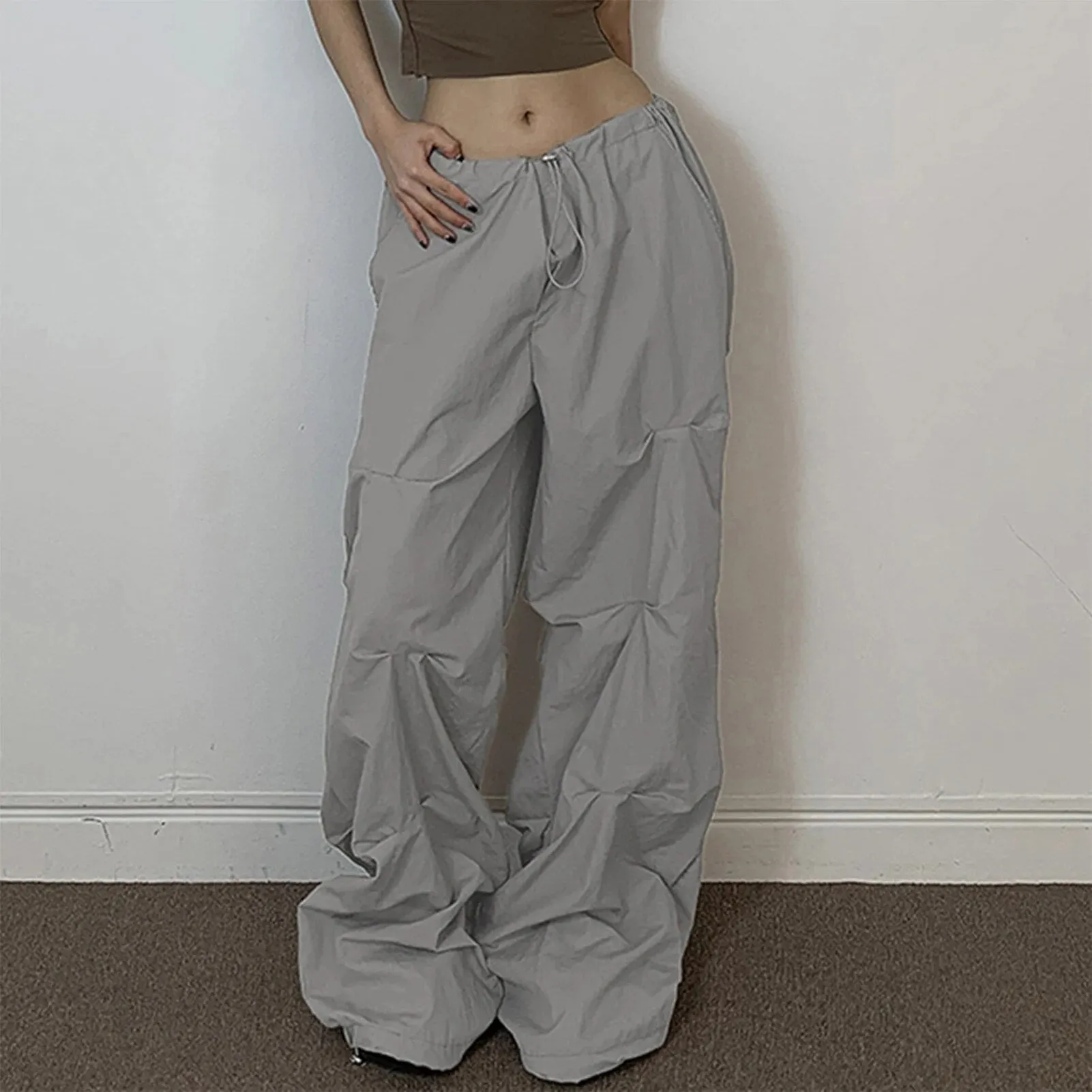 Wide Leg Streetwear Kpop Pants