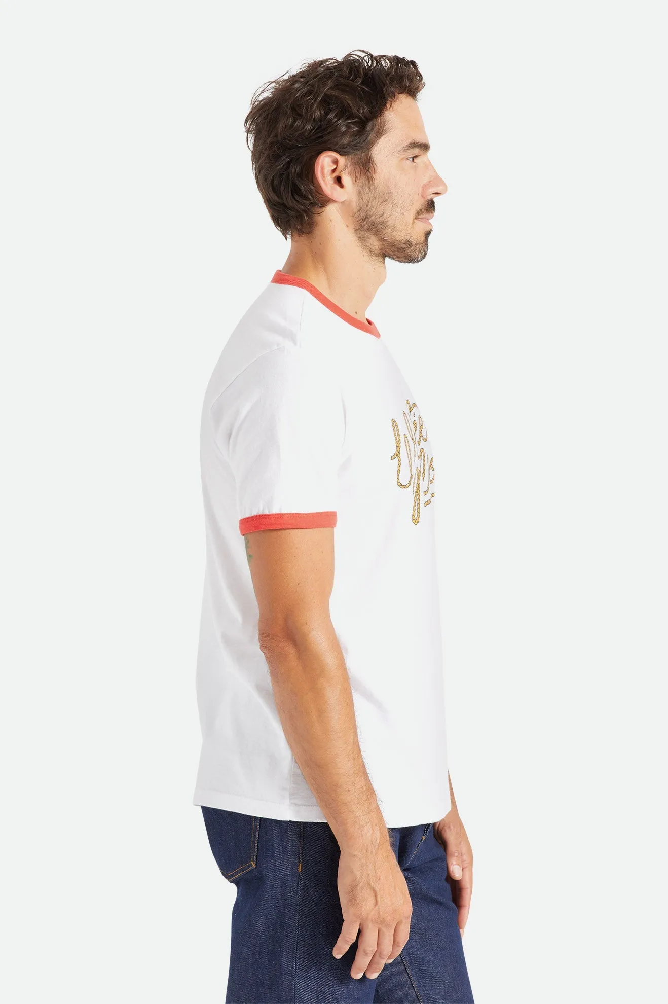 Willie Nelson S/S Ringer Tee - Washed Black