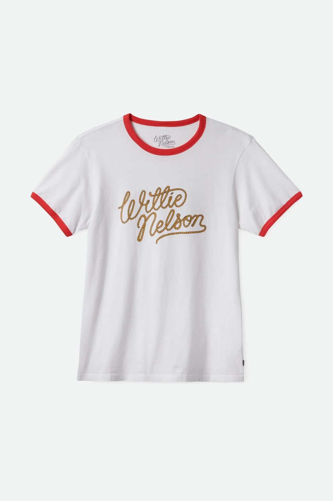 Willie Nelson S/S Ringer Tee - Washed Black