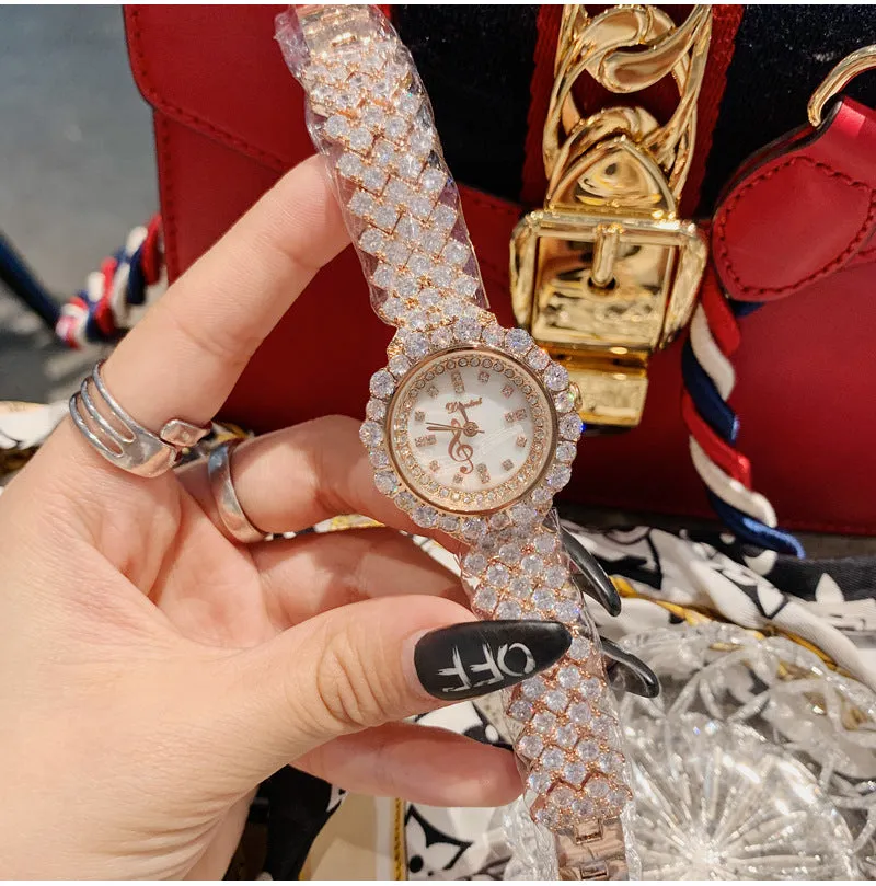 Women's Watch Luxurious Zircon full diamond Bracelet elegant watch