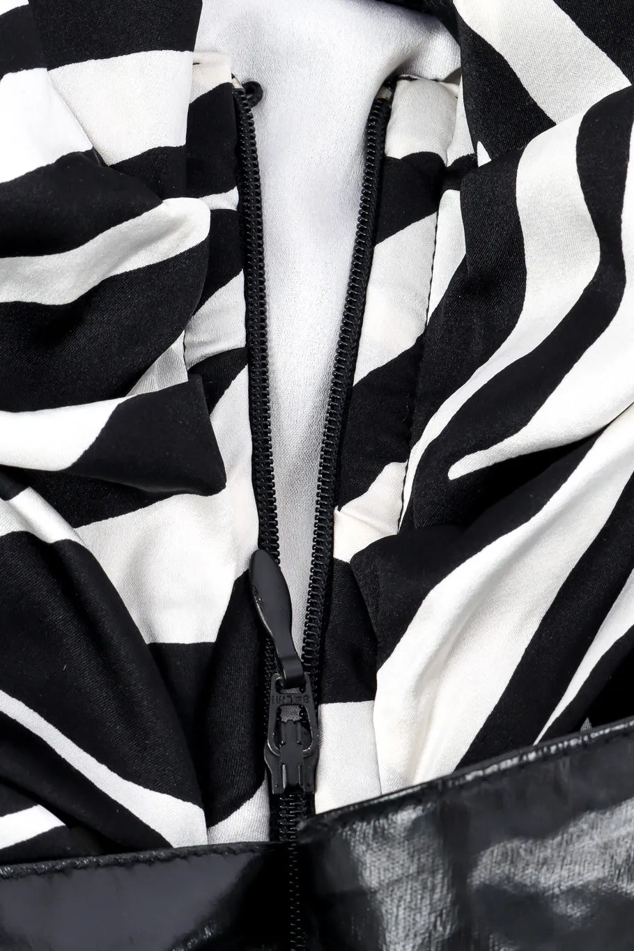 Zebra Print Bustier Tank Top